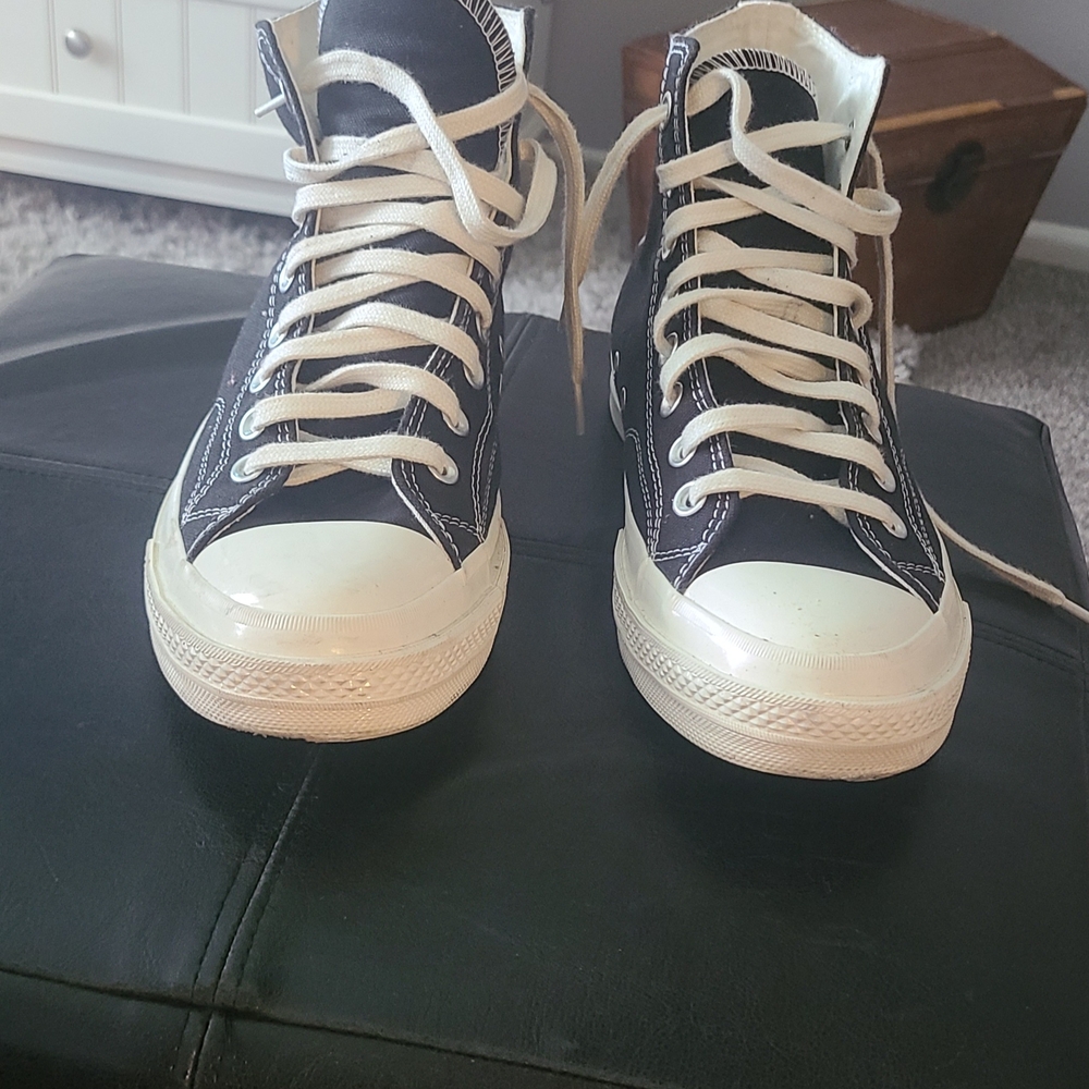 Converse Black and White High-Top Sneakers